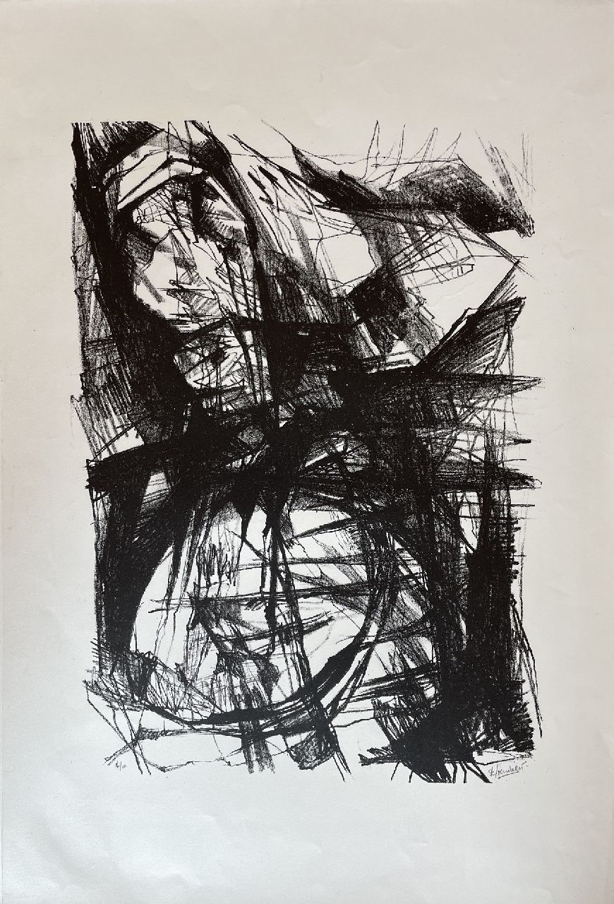 Hunziker F.  | Frieda Hunziker, Dream, lithograph on paper 78.5 x 52.5 cm, signed l.r. and executed ca. 1963