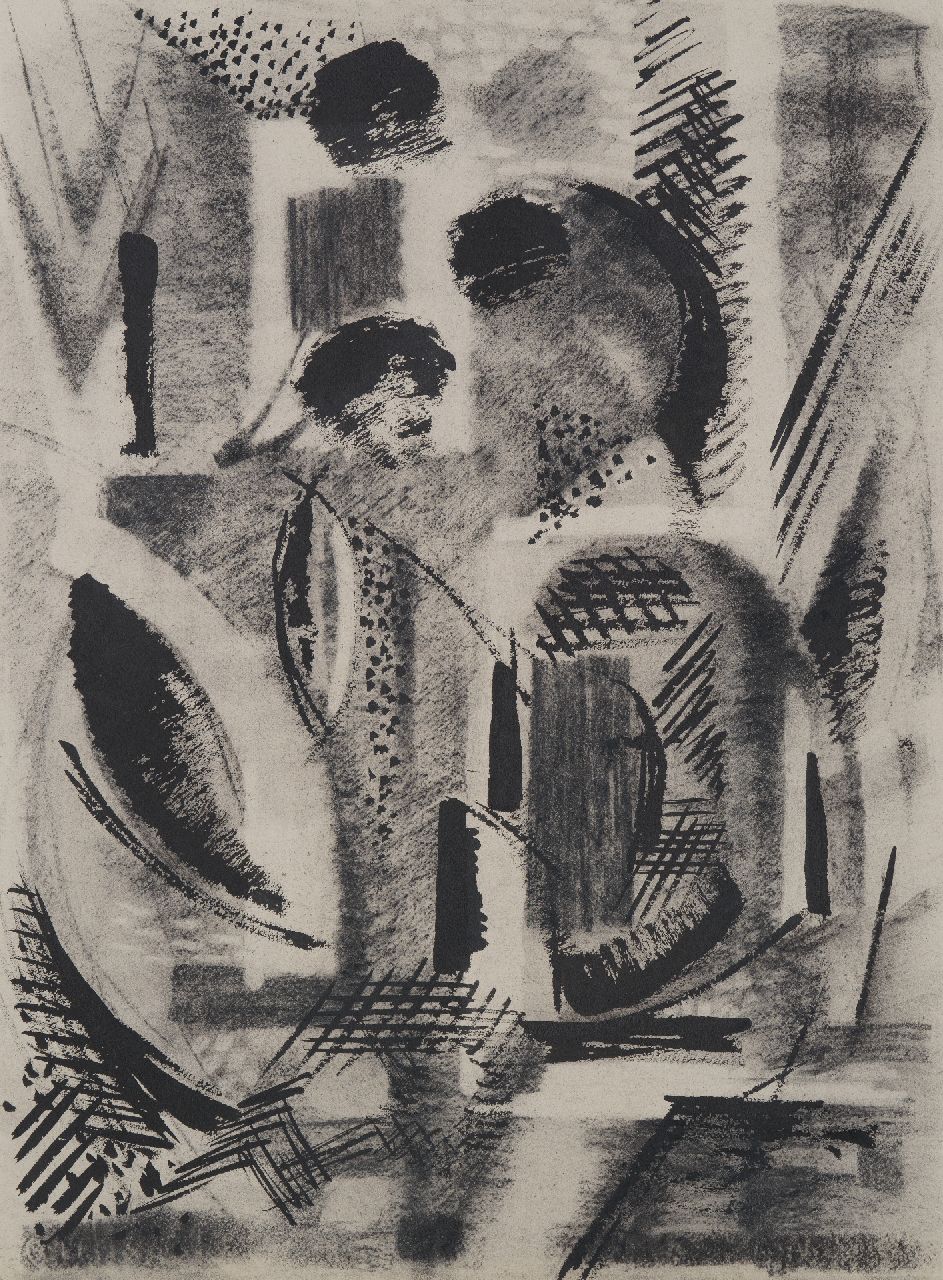 Hunziker F.  | Frieda Hunziker | Watercolours and drawings offered for sale | -, ink and chalk on paper 73.4 x 53.9 cm