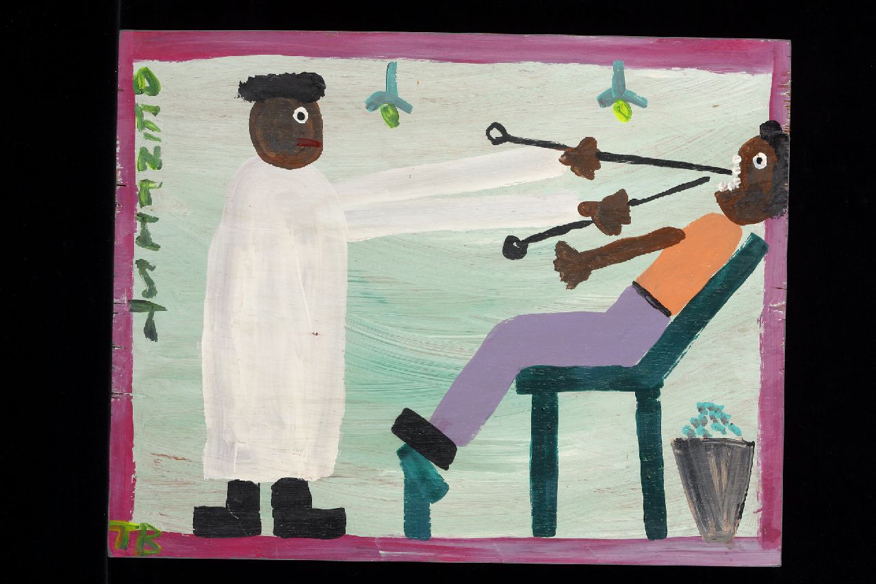 Brown T.  | Timothy 'Tim' Brown | Paintings offered for sale | Dentist, acrylic on panel 34.0 x 43.0 cm, signed l.l. with initials