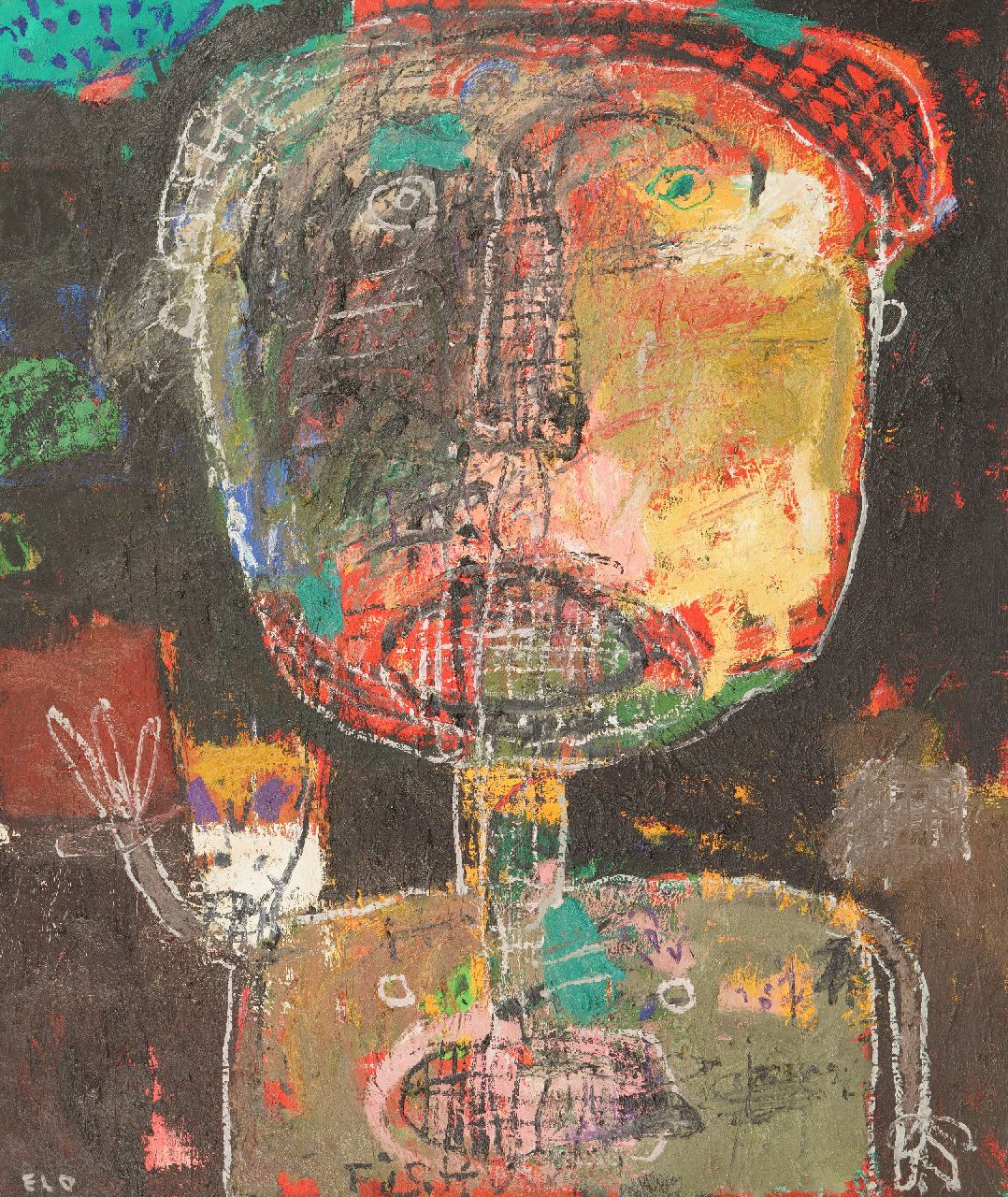 Eloyan A.  | Armen Eloyan | Paintings offered for sale | Untitled, oil on canvas 130.0 x 110.0 cm, signed l.l.