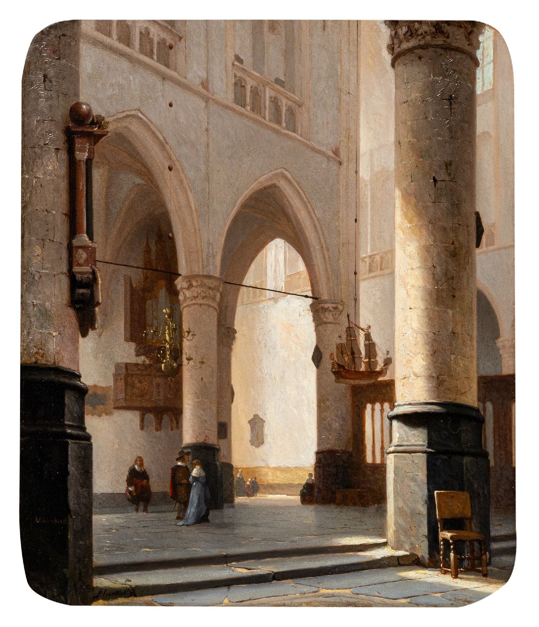 Schenkel J.J.  | Jan Jacob Schenkel | Paintings offered for sale | -, oil on panel 60.0 x 50.5 cm, signed l.l.