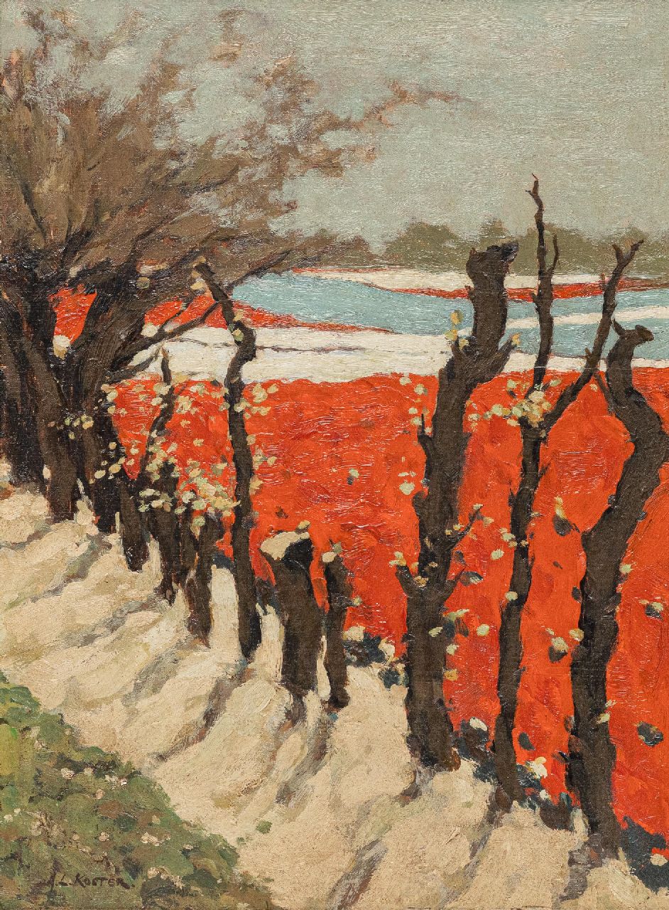 Koster A.L.  | Anton Louis 'Anton L.' Koster | Paintings offered for sale | -, oil on board 39.5 x 29.0 cm, signed l.l.