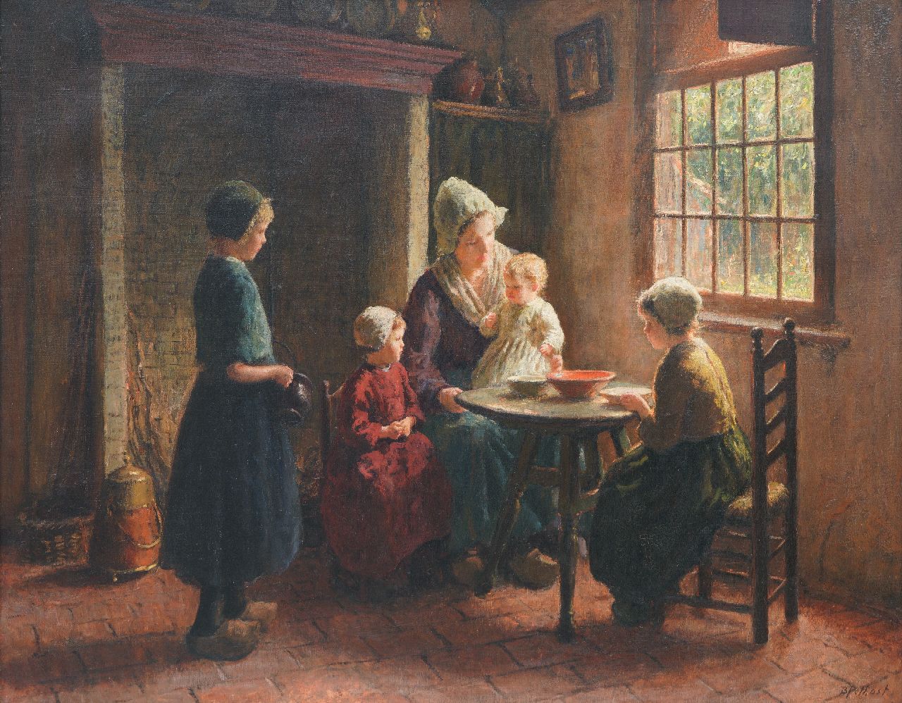 Pothast B.J.C.  | 'Bernard' Jean Corneille Pothast | Paintings offered for sale | -, oil on canvas 80.0 x 100.0 cm, signed l.r.
