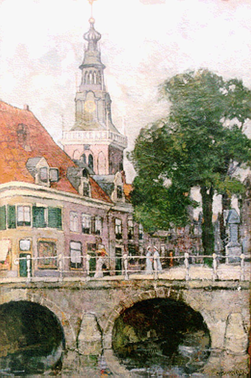 Dankmeijer C.B.  | Carel Bernardus 'Charles' Dankmeijer, A view of Alkmaar, oil on canvas 60.2 x 40.4 cm, signed l.r.