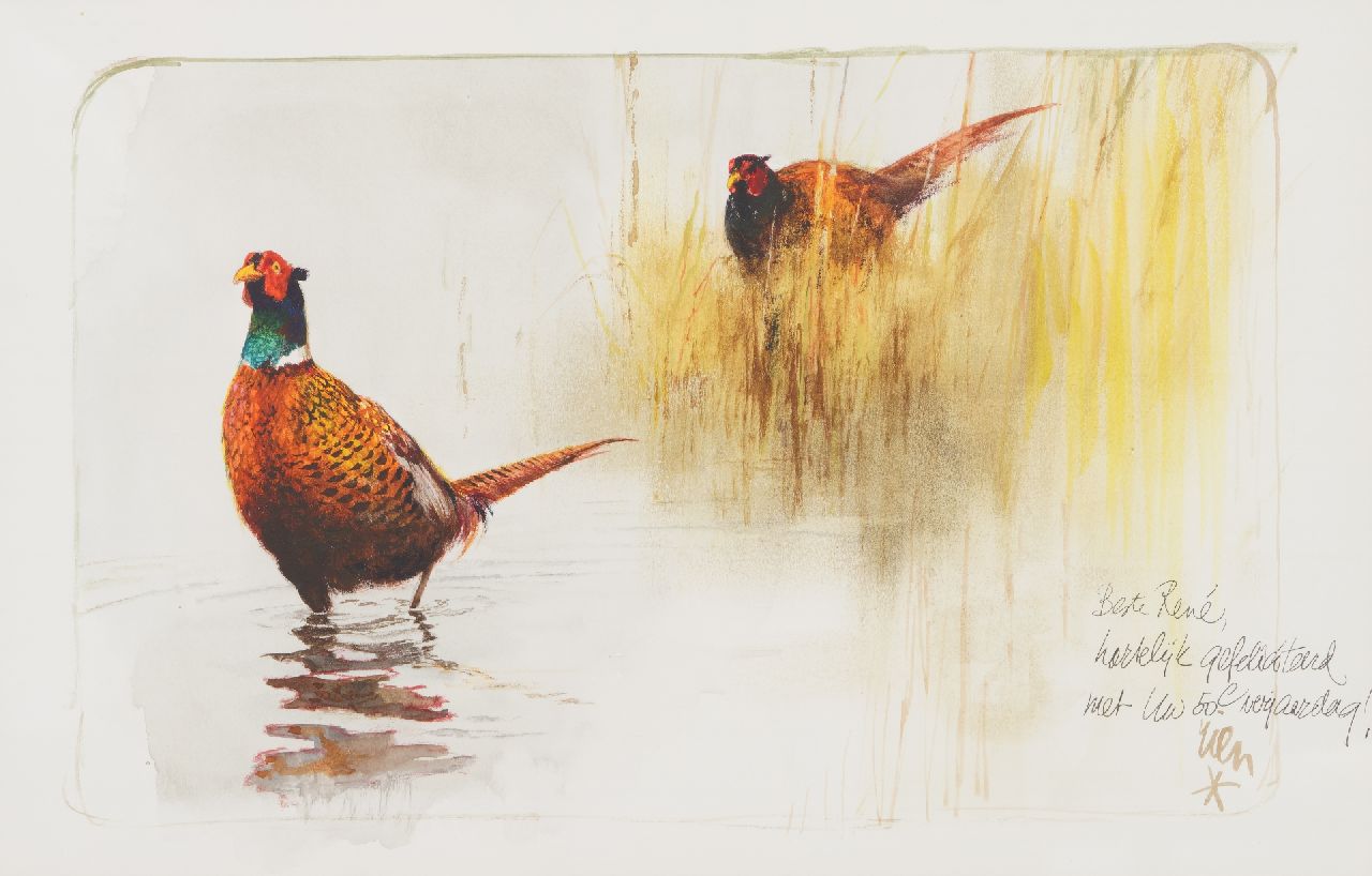 Poortvliet R.  | Rien Poortvliet | Watercolours and drawings offered for sale | -, paper 30.0 x 46.0 cm