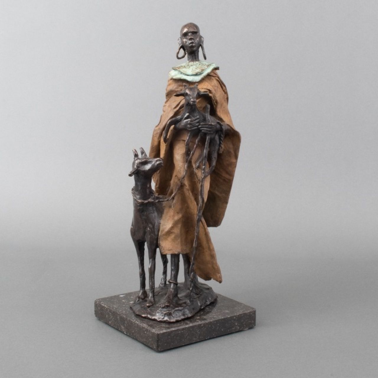 Marianne Houtkamp | -, bronze, 46.0 x 18.0 cm, gesigneerd op basis