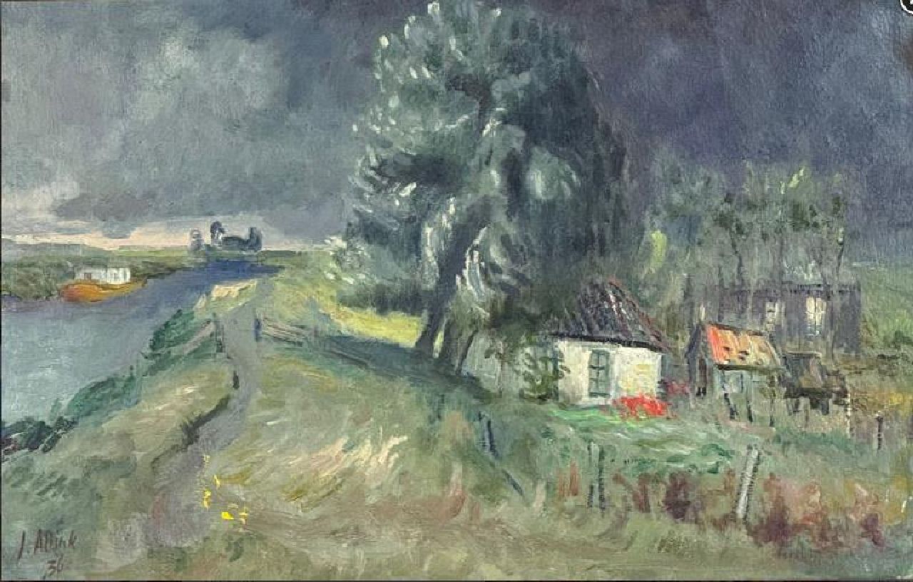 Altink J.  | Jan Altink | Paintings offered for sale | -, oil on canvas 40.0 x 61.0 cm, signed l.l. and dated '36