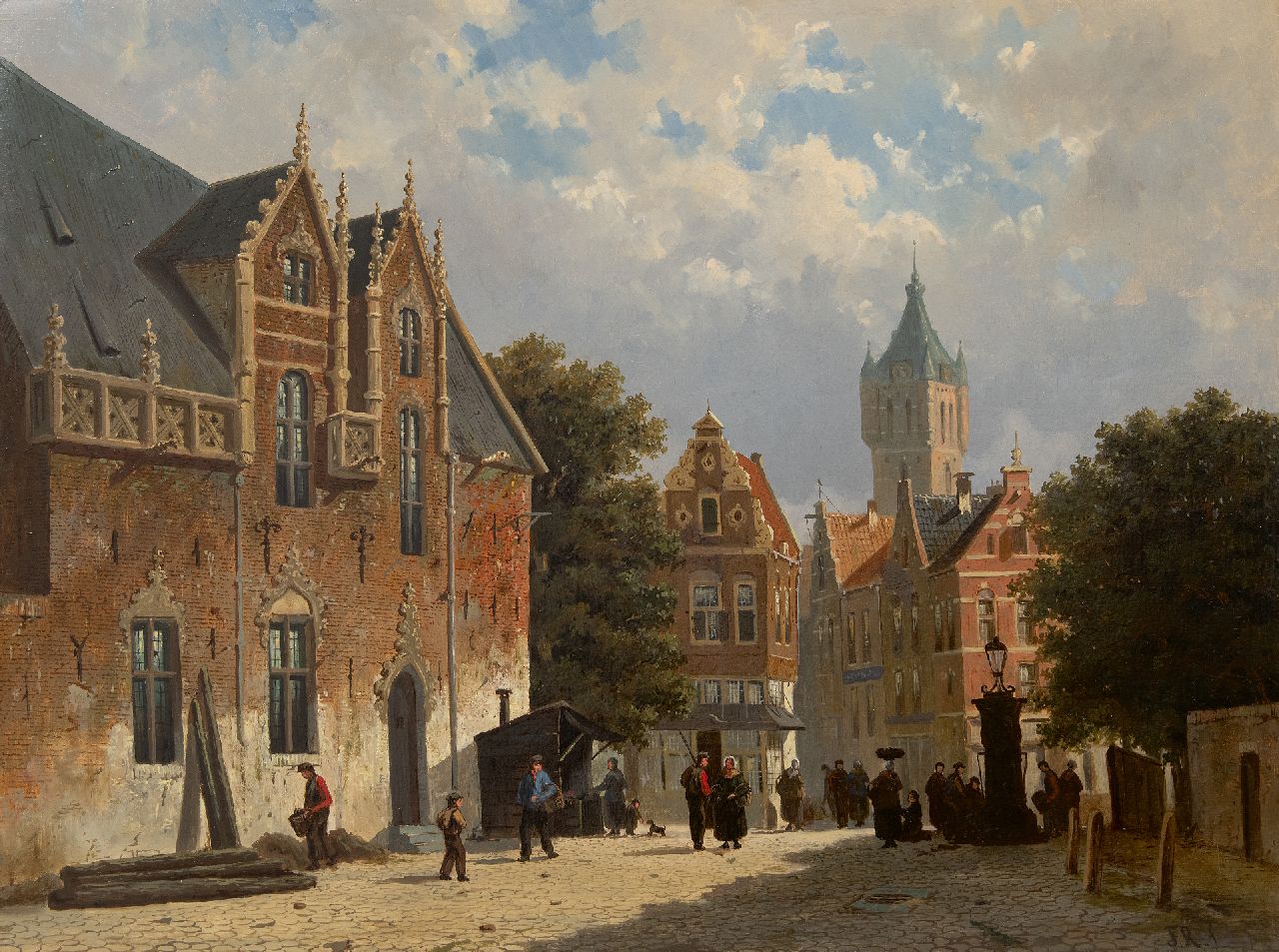 Roosdorp F.  | Frederik Roosdorp | Paintings offered for sale | -, oil on canvas 52.0 x 69.5 cm, signed l.r.