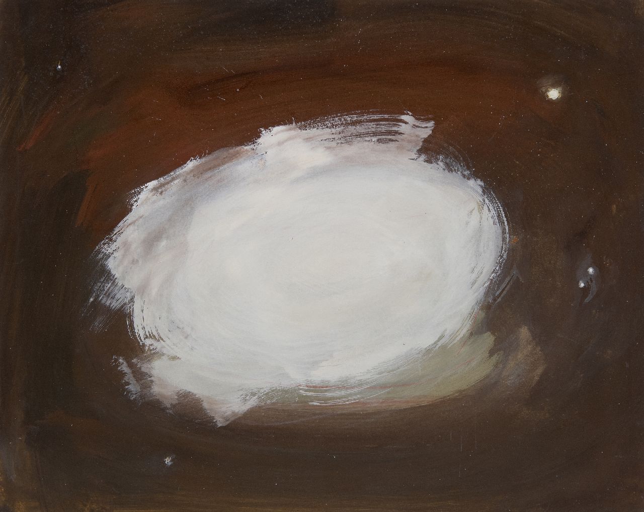 Brands E.A.M.  | Eugenius Antonius Maria 'Eugène' Brands | Watercolours and drawings offered for sale | Galaxy, gouache on paper 37.8 x 47.2 cm, signed on the reverse and dated on the reverse 1992