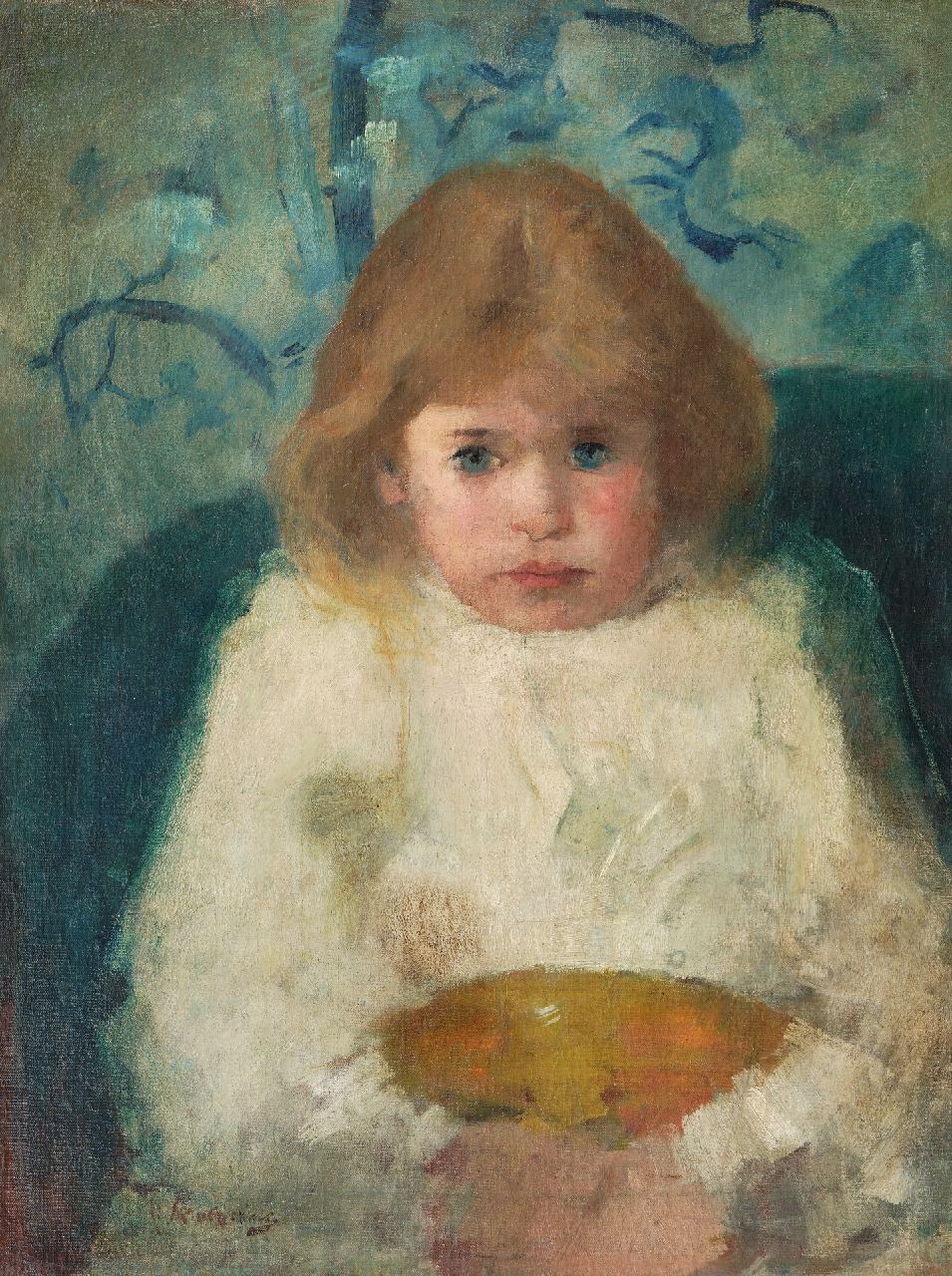 Arntzenius P.F.N.J.  | Pieter Florentius Nicolaas Jacobus 'Floris' Arntzenius | Paintings offered for sale | Children's portrait, oil on canvas 58.2 x 44.2 cm, signed l.l. and painted ca. 1907
