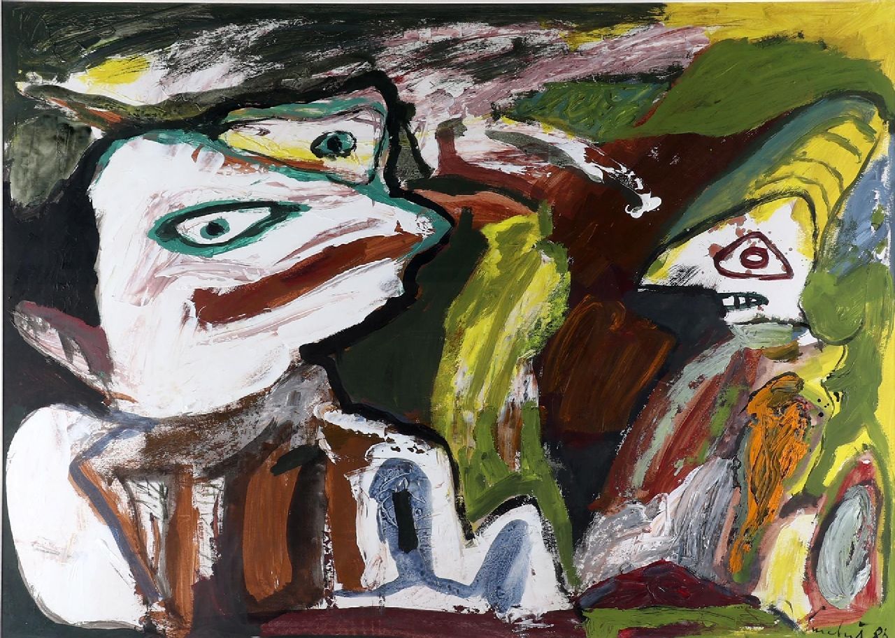 Lucebert (Lubertus Jacobus Swaanswijk) | Lucebert (Lubertus Jacobus Swaanswijk) | Watercolours and drawings offered for sale | -, gouache on paper 78.3 x 109.7 cm, signed l.r. and dated 1986 Lucebert (Lubertus Jacobus Swaanswijk) | Lucebert (Lubertus Jacobus Swaanswijk) | Watercolours and drawings offered for sale | -, gouache on paper 78.3 x 109.7 cm, signed l.r. and dated 1986