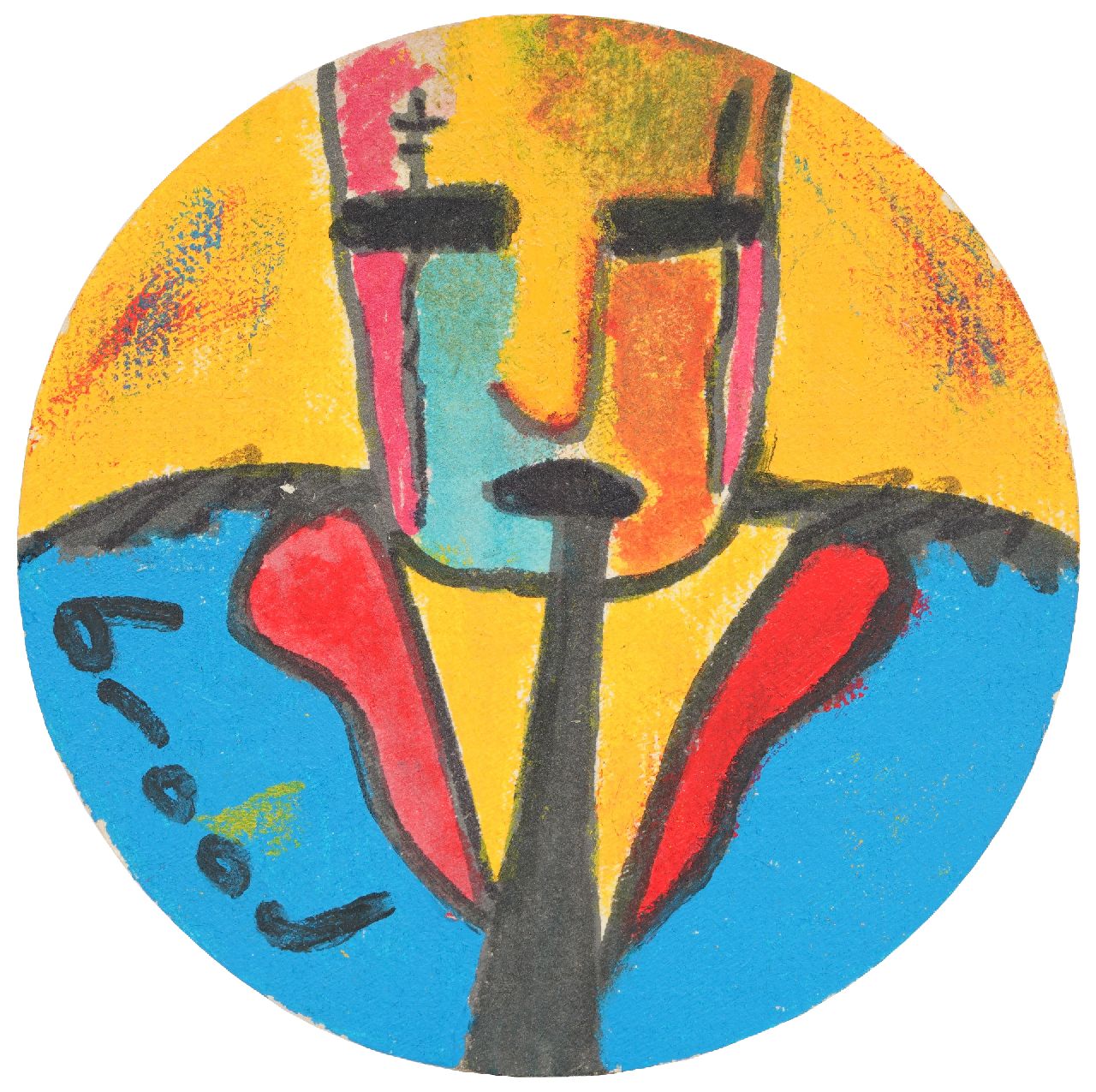 Brood H.  | Herman Brood |  offered for sale | Coaster, signed l.l.