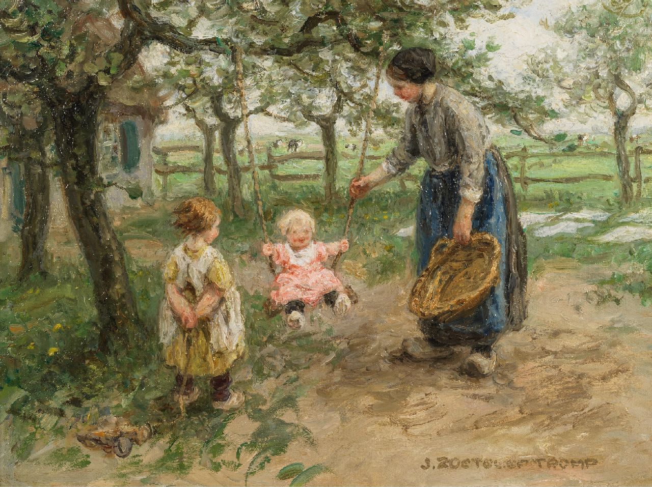 Zoetelief Tromp J. | Johannes 'Jan' Zoetelief Tromp | Paintings offered for sale | -, oil on canvas 30.8 x 41.0 cm, signed l.r. Zoetelief Tromp J. | Johannes 'Jan' Zoetelief Tromp | Paintings offered for sale | -, oil on canvas 30.8 x 41.0 cm, signed l.r.
