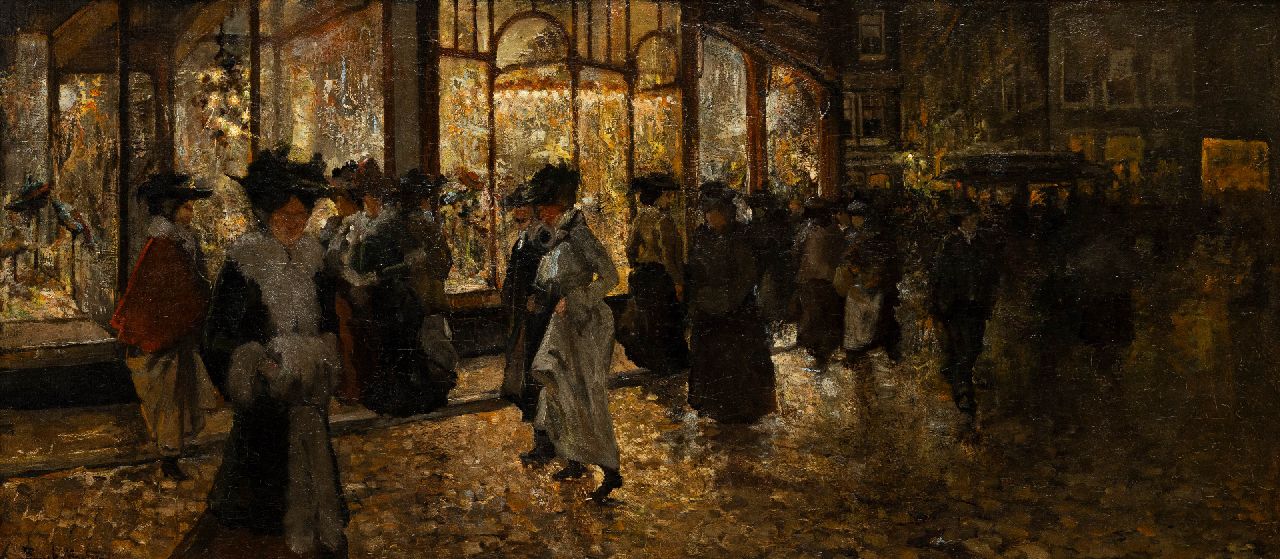 Helfferich F.W.  | Franciscus Willem 'Frans' Helfferich | Paintings offered for sale | -, oil on canvas 70.0 x 157.0 cm, signed l.l.