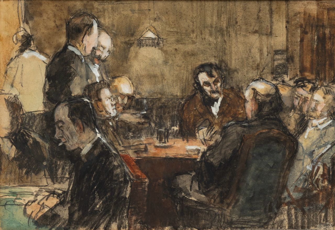 Arntzenius P.F.N.J.  | Pieter Florentius Nicolaas Jacobus 'Floris' Arntzenius |  offered for sale | -, watercolour and pencil on paper 16.0 x 23.0 cm