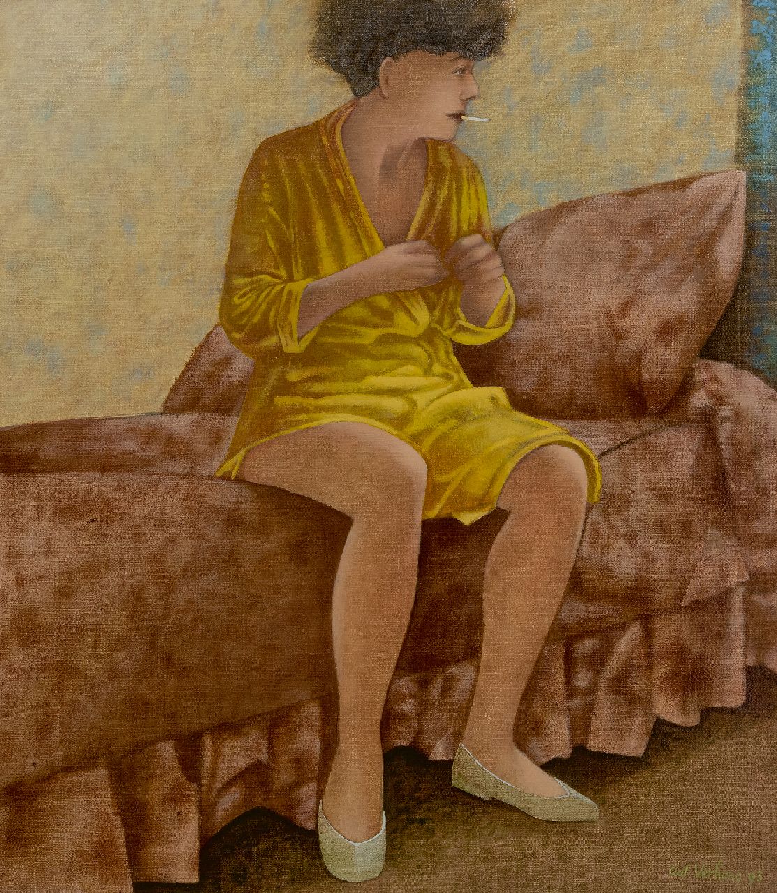 Verhoog A. | Adrianus 'Aat' Verhoog | Paintings offered for sale | -, oil on canvas 80.0 x 70.0 cm, signed l.r. and dated '93 Verhoog A. | Adrianus 'Aat' Verhoog | Paintings offered for sale | -, oil on canvas 80.0 x 70.0 cm, signed l.r. and dated '93