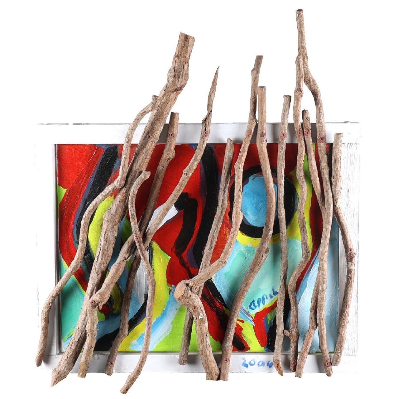 Appel C.K.  | Christiaan 'Karel' Appel |  offered for sale | -, acryllic and wood on canvas 53.0 x 46.0 cm, dated 2004