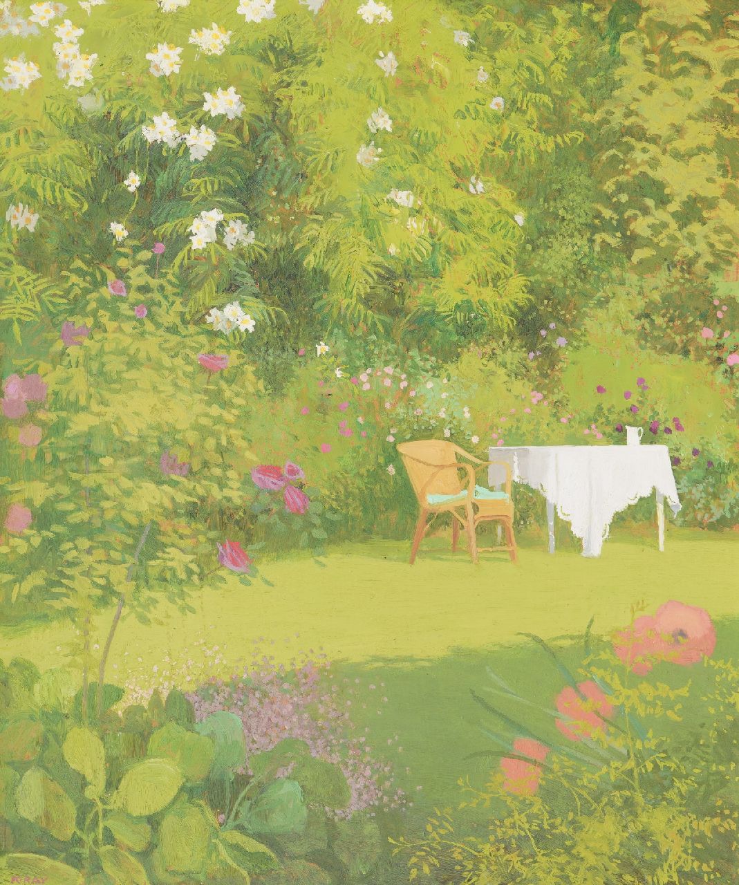 Karen Ray | -, oil on board, 61.0 x 52.0 cm, signed l.l.