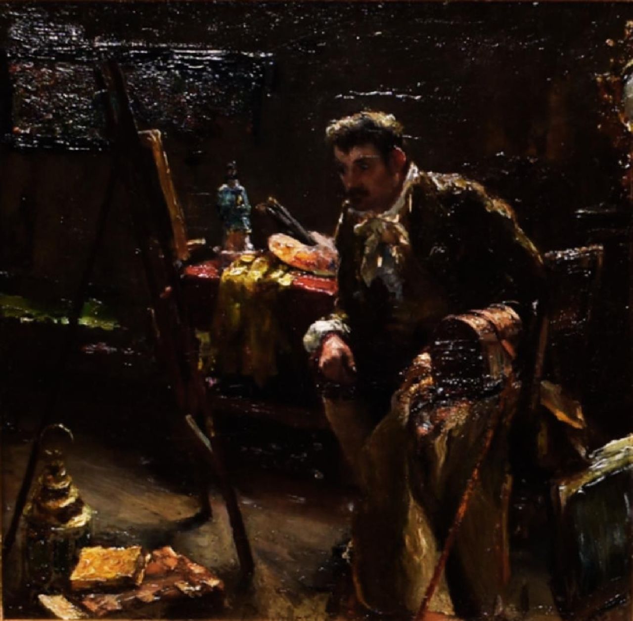 Bogaerts F.  | Alfred 'Fred' Bogaerts | Paintings offered for sale | -, oil on panel 25.5 x 26.0 cm, signed l.c.