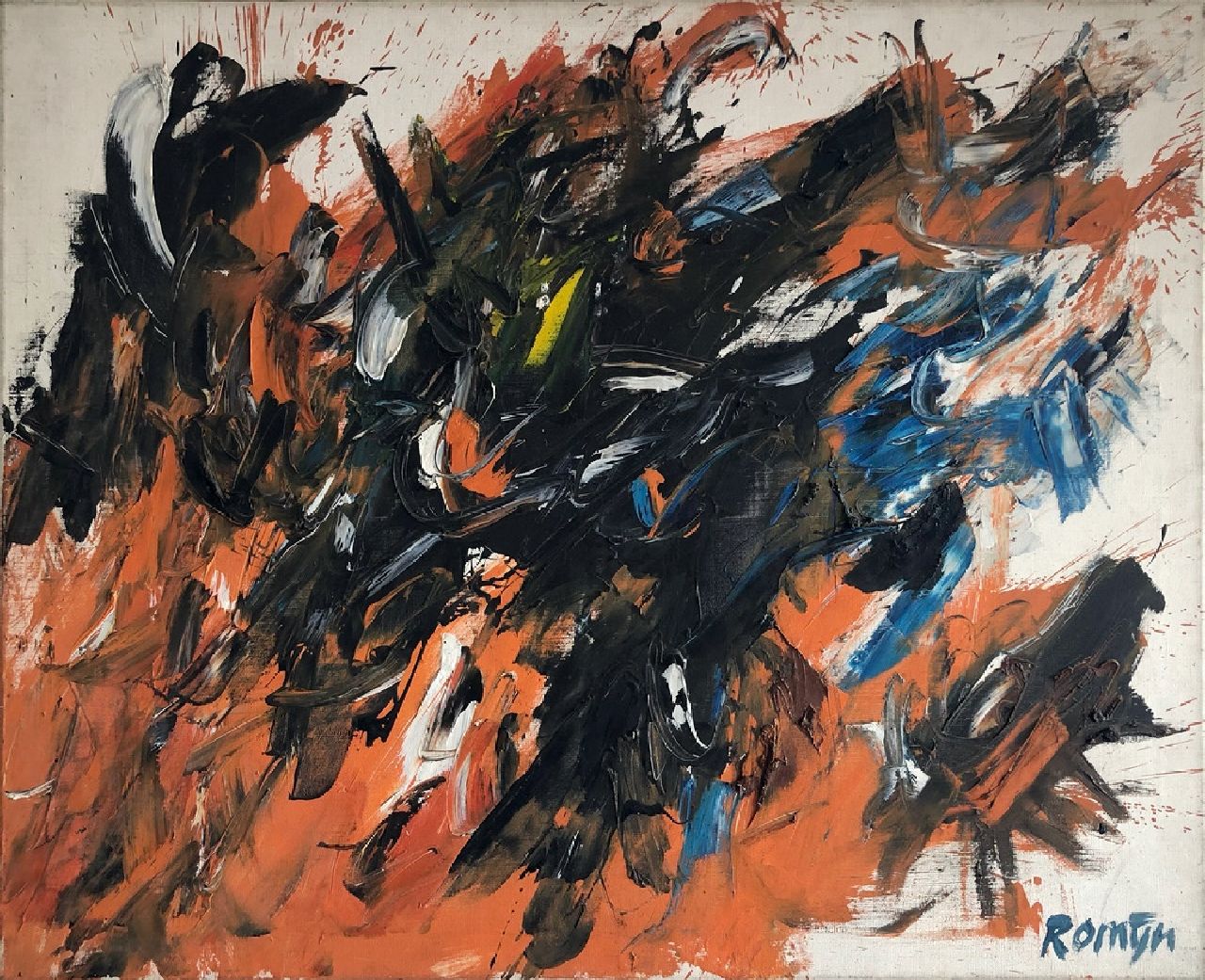 Romijn G.A.M.  | Gustavus Adrianus Maria 'Gust' Romijn | Paintings offered for sale | -, oil on canvas 90.0 x 110.0 cm, signed l.r.