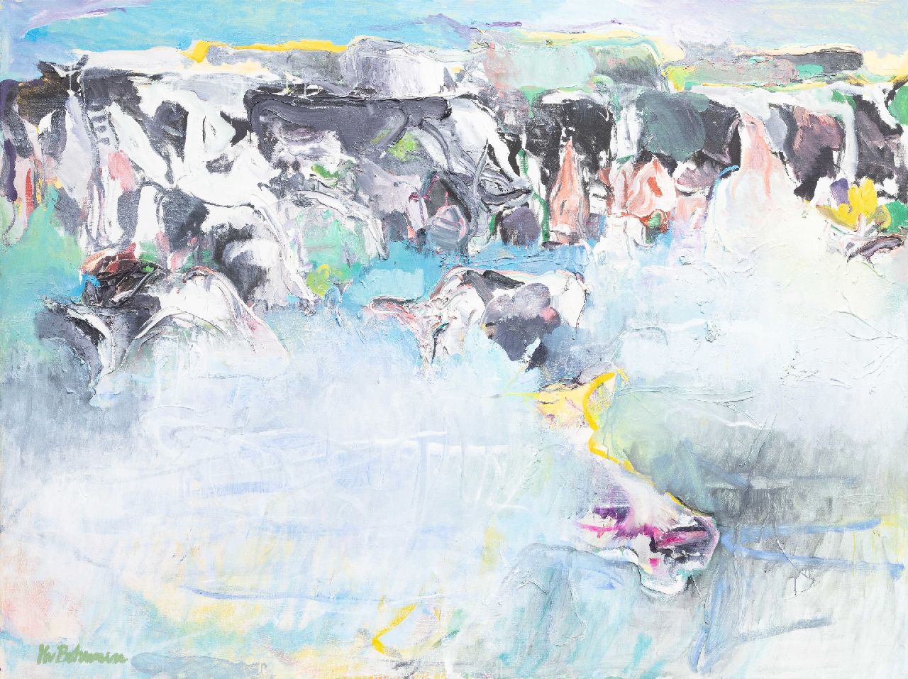 Bohemen C.B. van | Cornelis Bernardus 'Kees' van Bohemen | Paintings offered for sale | Untitled, oil on canvas 150.0 x 200.0 cm, signed l.r.