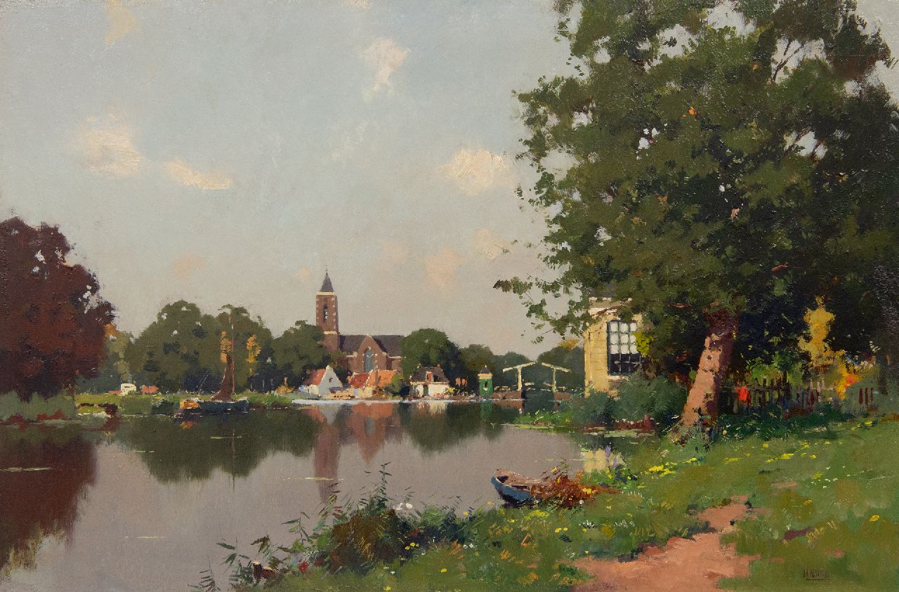 Ligtelijn E.J. | Evert Jan Ligtelijn | Paintings offered for sale | View on Loenen, oil on panel 39.7 x 59.8 cm, signed l.r. Ligtelijn E.J. | Evert Jan Ligtelijn | Paintings offered for sale | View on Loenen, oil on panel 39.7 x 59.8 cm, signed l.r.