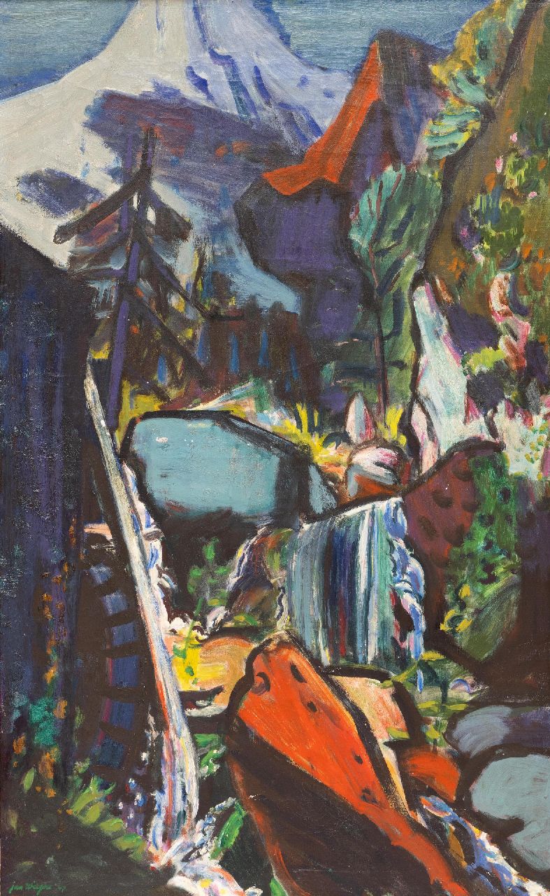 Wiegers J. | Jan Wiegers | Paintings offered for sale | -, oil on canvas 107.0 x 66.0 cm, signed l.l. and dated '47 Wiegers J. | Jan Wiegers | Paintings offered for sale | -, oil on canvas 107.0 x 66.0 cm, signed l.l. and dated '47