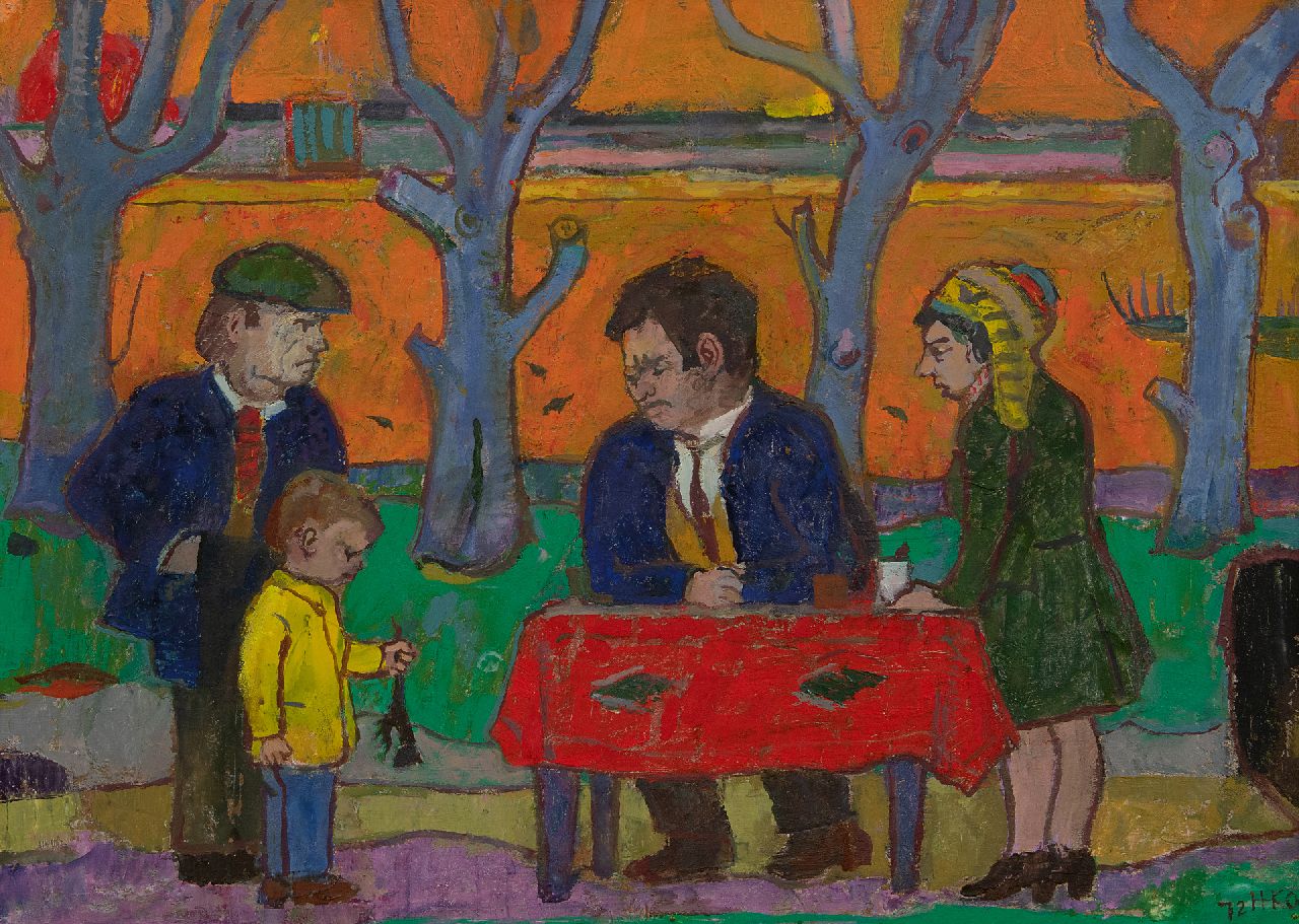 Kamerlingh Onnes H.H.  | 'Harm' Henrick Kamerlingh Onnes | Paintings offered for sale | The Find, oil on board 40.0 x 55.0 cm, signed l.r. with monogram and dated '72