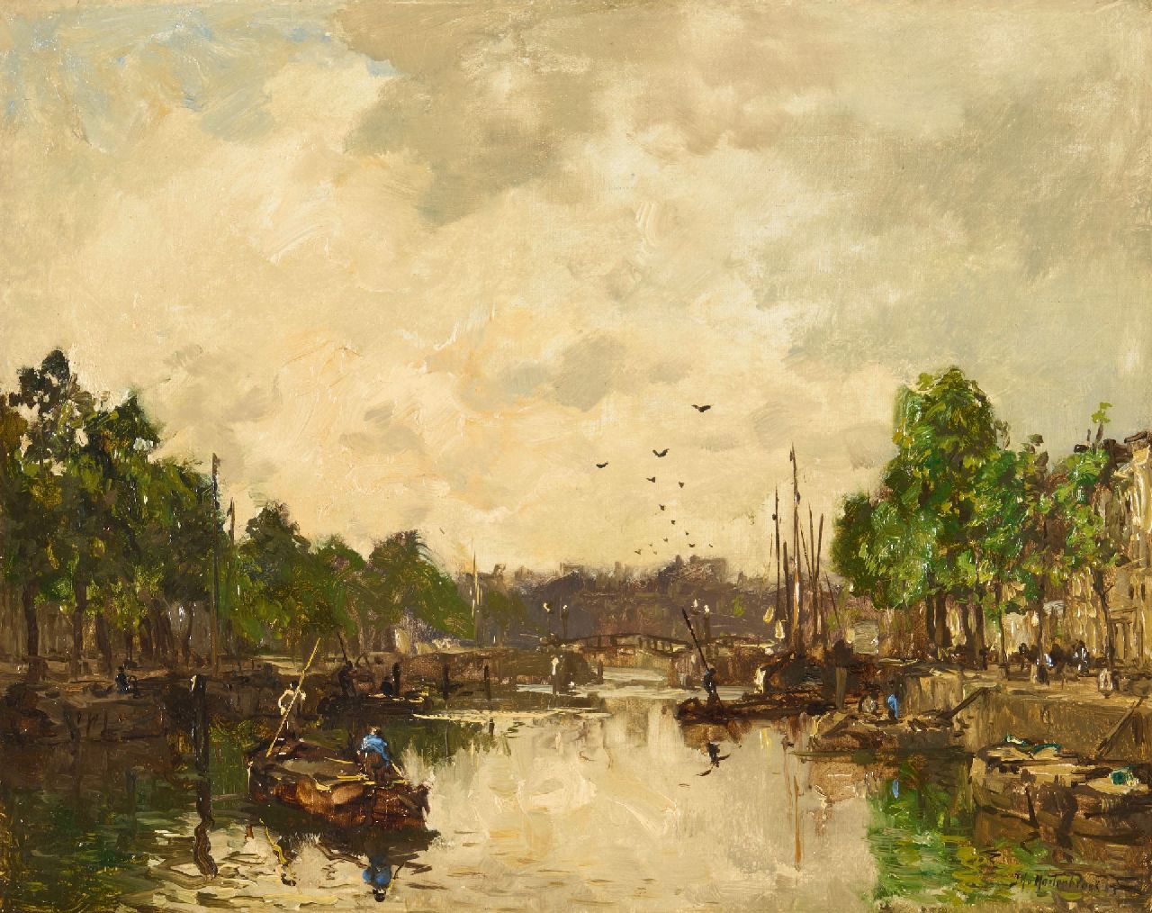 Mastenbroek J.H. van | Johan Hendrik van Mastenbroek | Paintings offered for sale | -, oil on canvas 28.5 x 35.9 cm, signed l.r. and dated 1913 Mastenbroek J.H. van | Johan Hendrik van Mastenbroek | Paintings offered for sale | -, oil on canvas 28.5 x 35.9 cm, signed l.r. and dated 1913