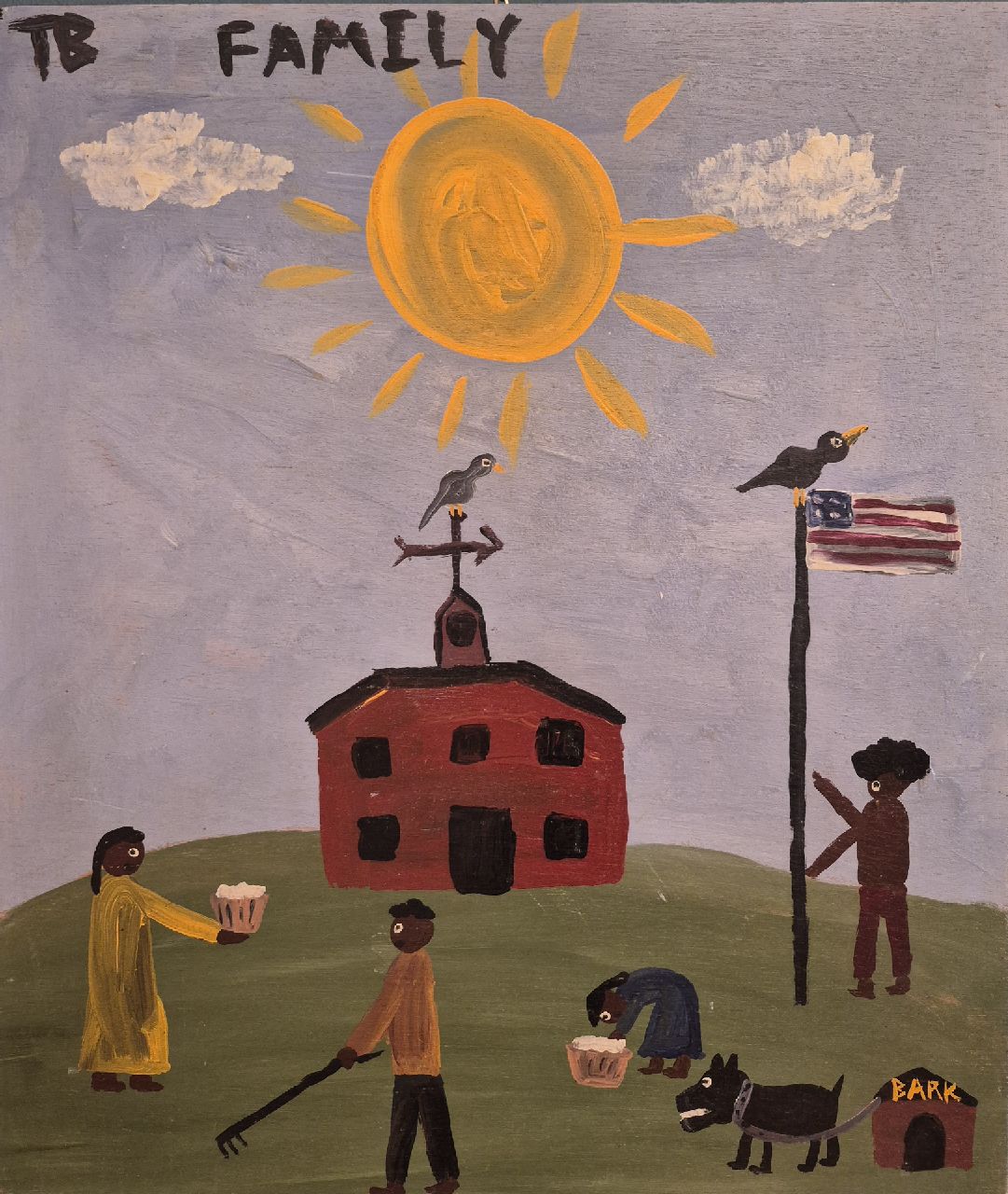 Brown T. | Timothy 'Tim' Brown | Paintings offered for sale | Family, oil on panel 45.3 x 38.6 cm, signed u.l. with initials Brown T. | Timothy 'Tim' Brown | Paintings offered for sale | Family, oil on panel 45.3 x 38.6 cm, signed u.l. with initials