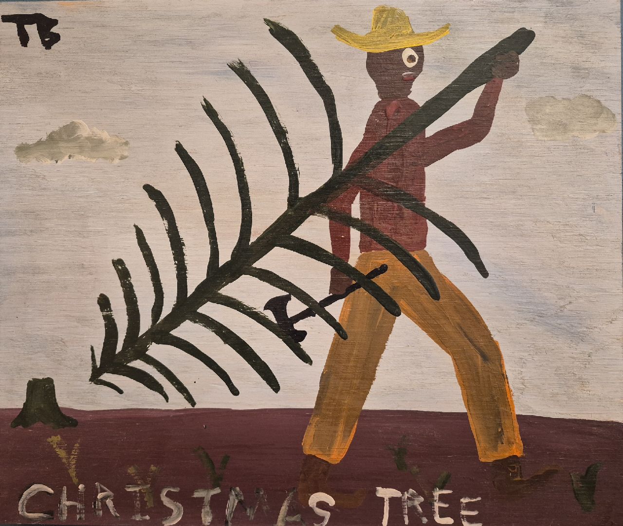 Brown T. | Timothy 'Tim' Brown | Paintings offered for sale | Christmas tree, oil on panel 37.2 x 44.0 cm, signed u.l. Brown T. | Timothy 'Tim' Brown | Paintings offered for sale | Christmas tree, oil on panel 37.2 x 44.0 cm, signed u.l.