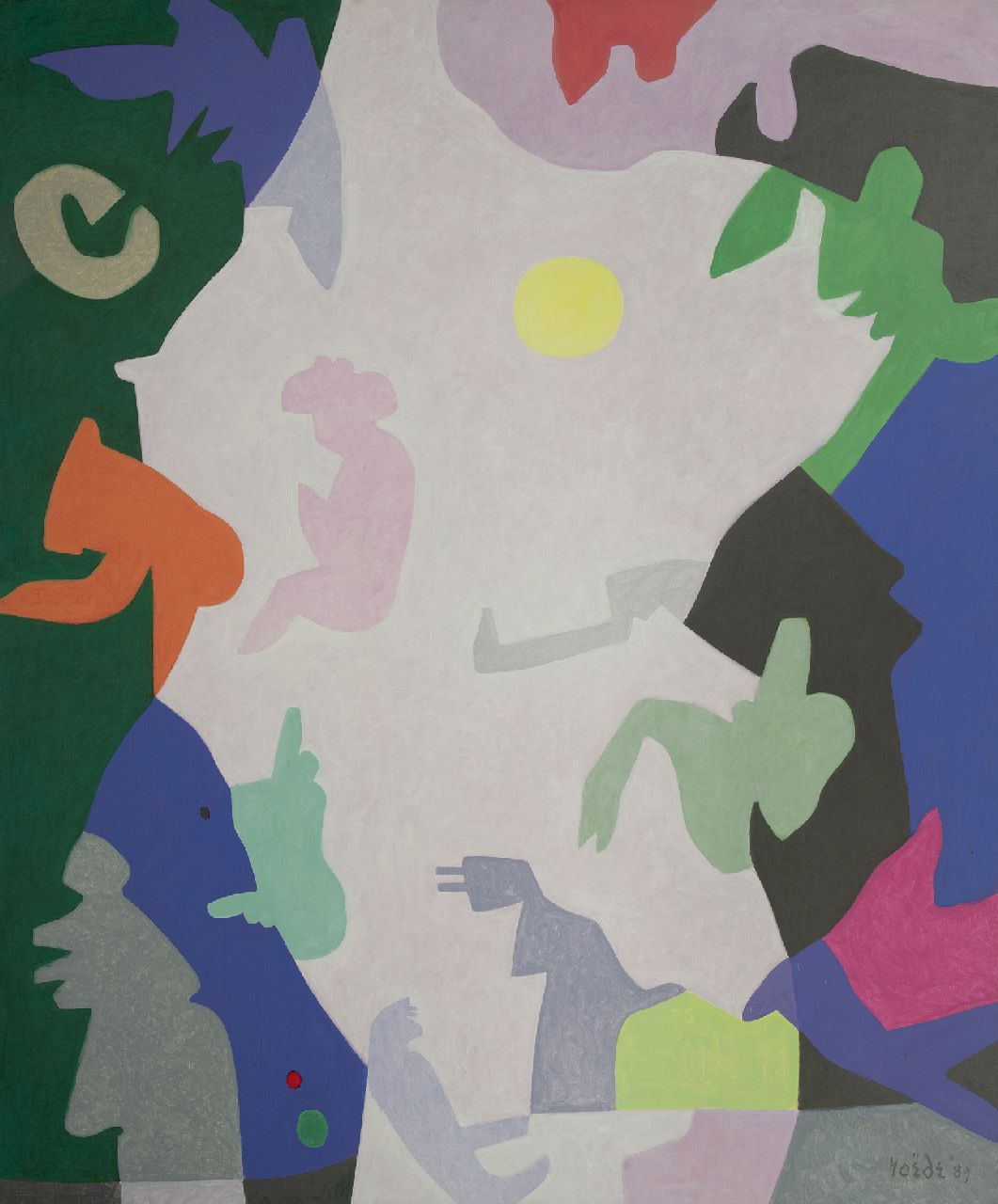 Roëde J. | Jan Roëde | Paintings offered for sale | Lanzarote III, acrylic on canvas 180.1 x 150.3 cm, signed l.r. and dated '89 Roëde J. | Jan Roëde | Paintings offered for sale | Lanzarote III, acrylic on canvas 180.1 x 150.3 cm, signed l.r. and dated '89