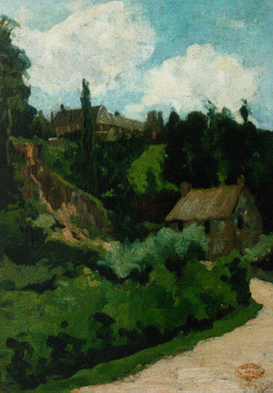 Poggenbeek G.J.H.  | George Jan Hendrik 'Geo' Poggenbeek, Avranches, Normandy, oil on panel 34.7 x 24.7 cm, signed l.r. with studiostamp