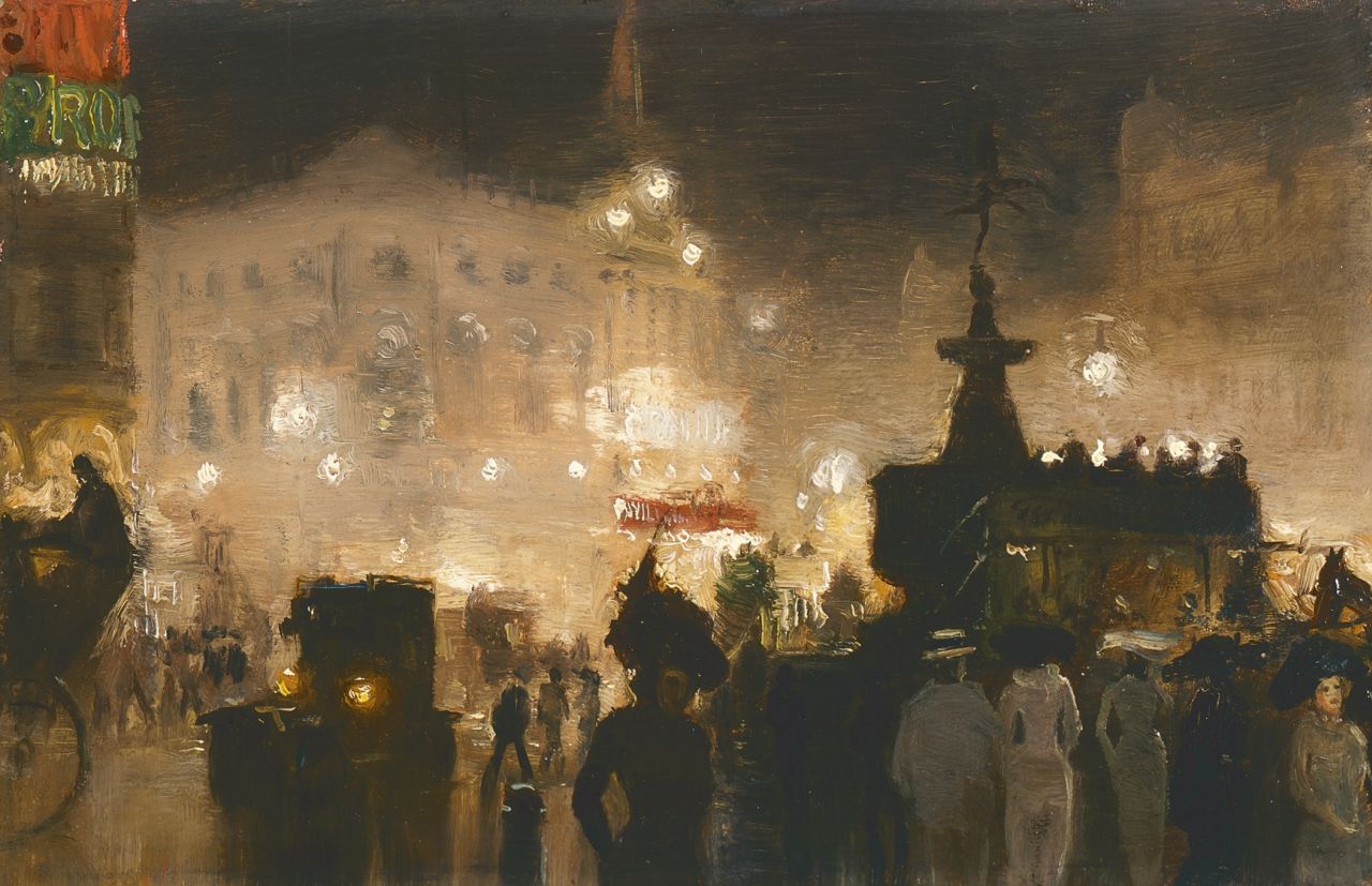 Hyde-Pownall G.  | George Hyde-Pownall, Piccadilly Circus, 15.0 x 23.3 cm