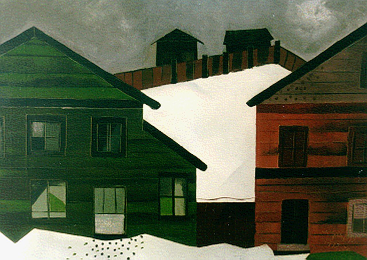 Gaupp K.A.C.  | Karel Albert 'Charles' Gaupp, Snow-covered houses, oil on canvas 50.0 x 70.2 cm, signed l.r. and dated 19/12/39