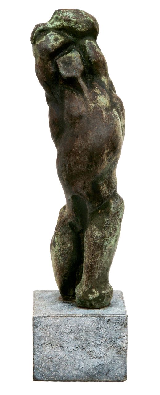 Houben J.  | Jean Houben | Sculptures and objects offered for sale | Male nude, bronze 29.0 cm