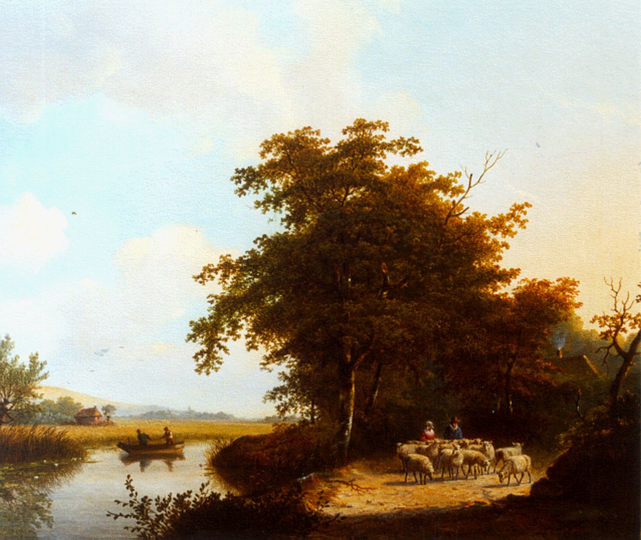 Stok J. van der | Jacobus van der Stok, A wooded landscape, oil on canvas 50.4 x 59.0 cm, signed l.r. and dated '30