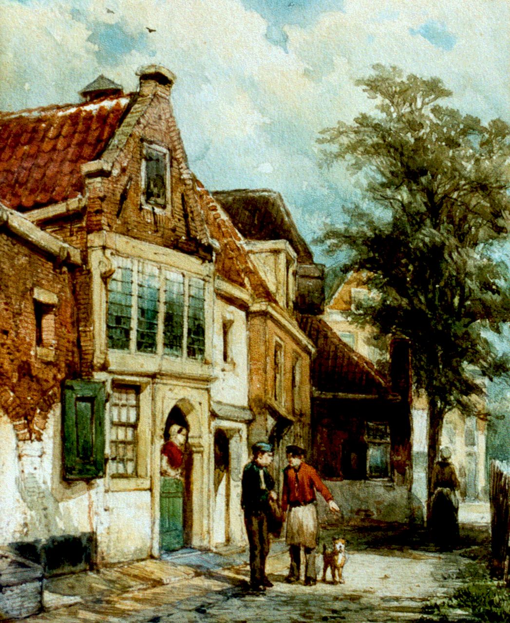 Springer C.  | Cornelis Springer, A view of Hoorn, watercolour on paper 25.1 x 20.6 cm, signed l.l. and dated Dec. '77