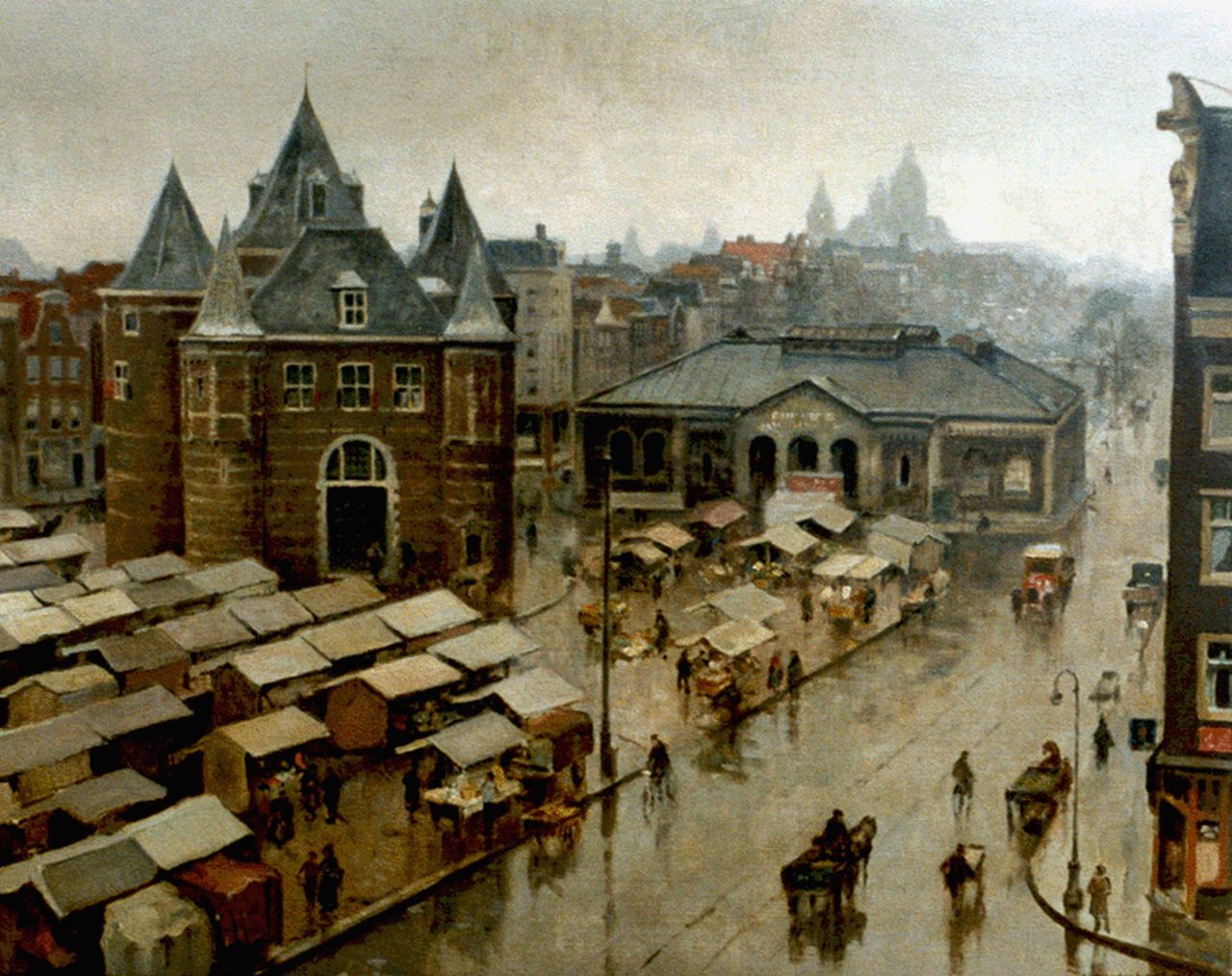 Vreedenburgh C.  | Cornelis Vreedenburgh, A view of the Waag, Amsterdam, oil on canvas 59.2 x 73.2 cm, signed l.r. and dated 1936