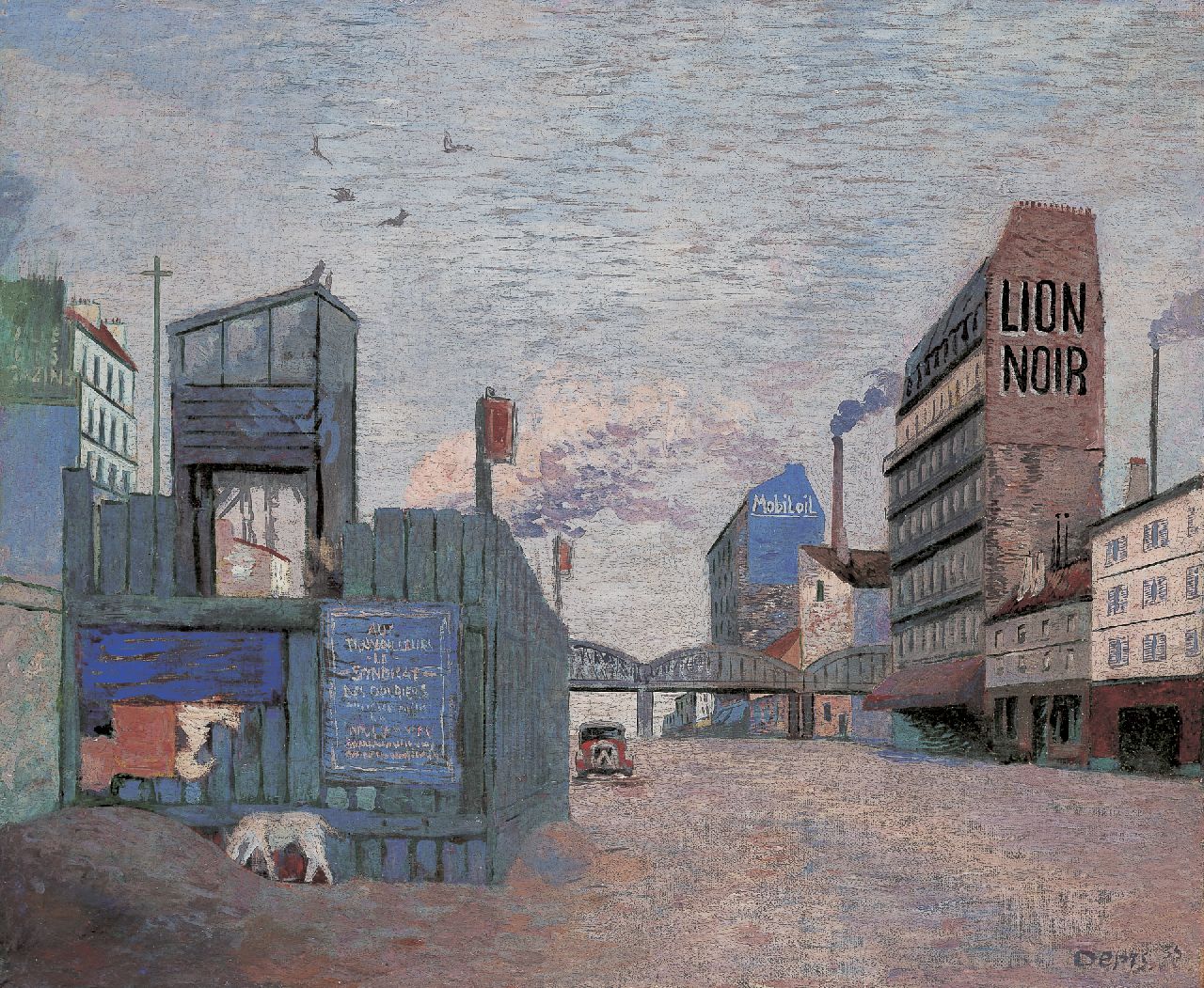 Oepts W.A.  | Willem Anthonie 'Wim' Oepts, Lion Noir, Paris, oil on canvas 38.1 x 46.1 cm, signed l.r. and dated '35