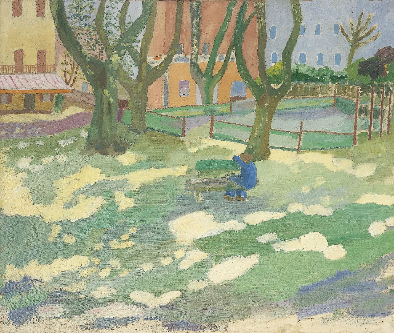 Oepts W.A.  | Willem Anthonie 'Wim' Oepts, A park, South France, oil on canvas 46.1 x 54.9 cm, signed on the reverse and painted circa 1940