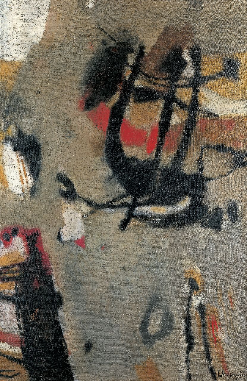 Wagemaker A.B.  | Adriaan Barend 'Jaap' Wagemaker, A bird, oil on canvas 98.5 x 65.1 cm, signed l.r. and dated '55