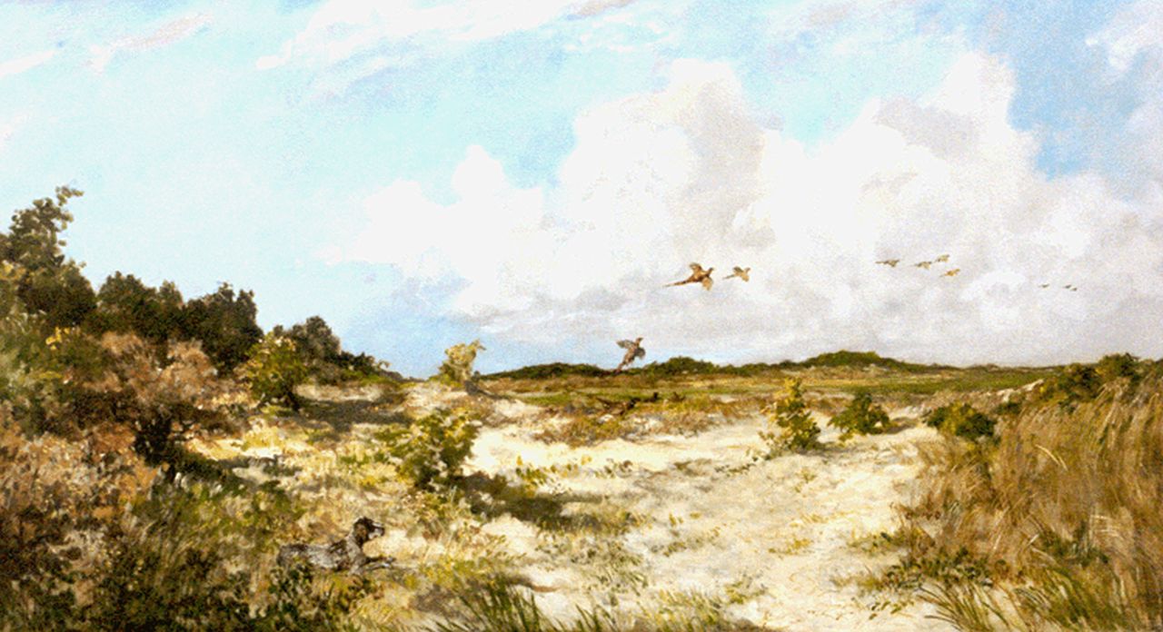 Mastenbroek J.H. van | Johan Hendrik van Mastenbroek, 'Op de Wieken', oil on canvas 70.5 x 130.5 cm, signed l.r. and on a label on the reverse and dated 1934