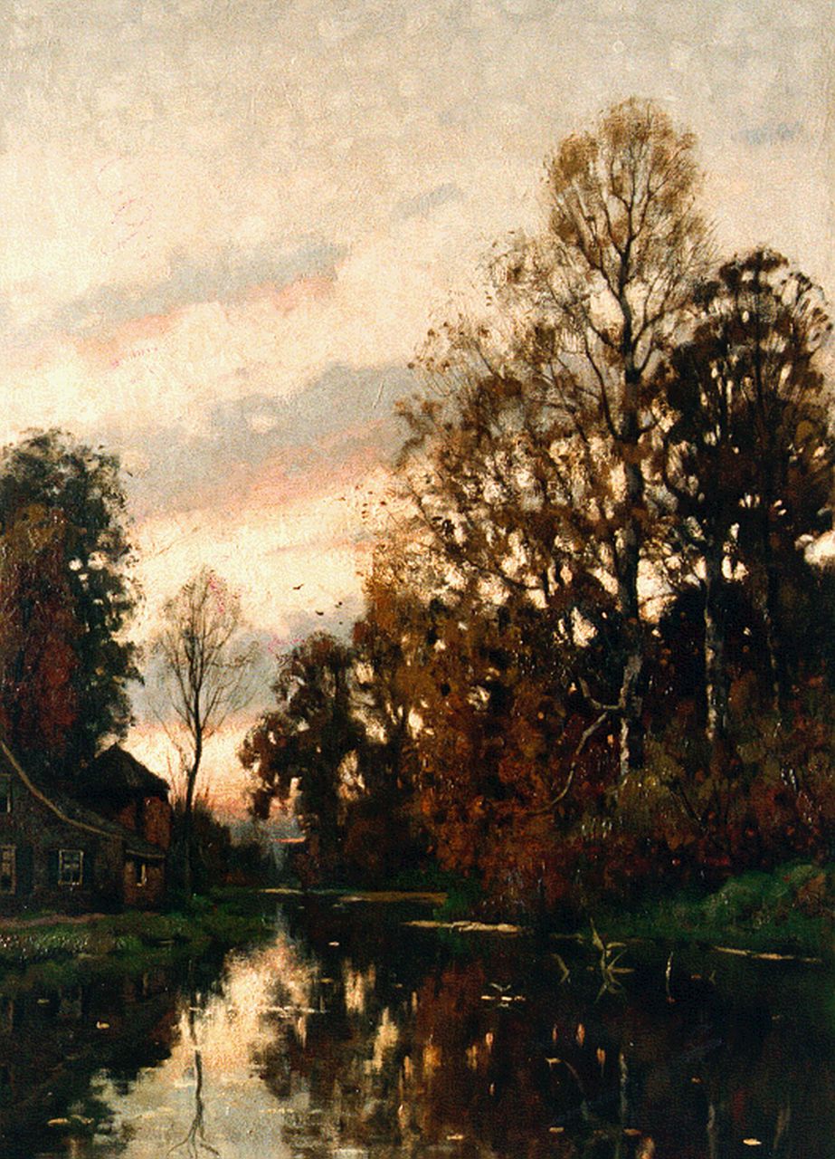 Schiedges jr. P.P.  | Petrus Paulus Schiedges jr., A river landscape, oil on canvas 99.8 x 63.8 cm, signed l.r.