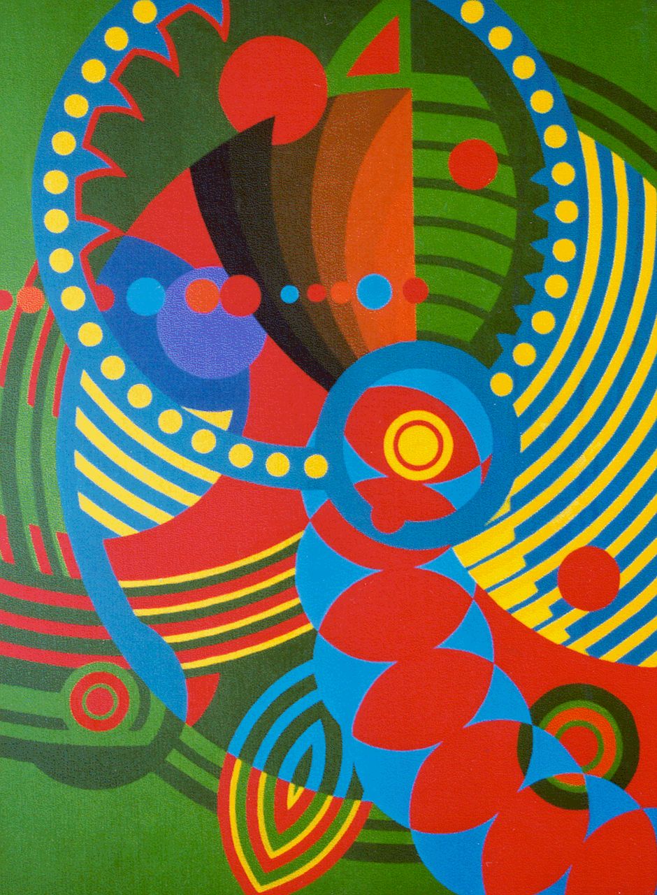 Justice J.  | Jack Justice, Parrot, oil on canvas laid down on panel 121.0 x 91.0 cm, signed on the reverse and dated 1966