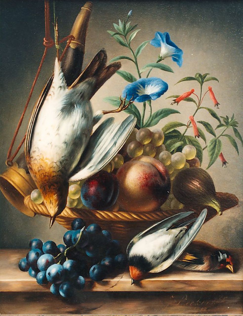 Reekers jr. Joh.  | Johannes Reekers jr., A still life, oil on panel 36.8 x 29.2 cm, signed l.r. and dated '55