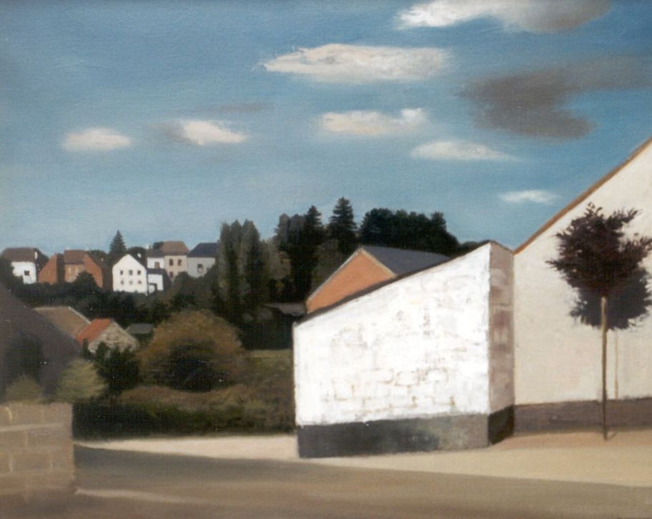 Hynckes R.  | Raoul Hynckes, A village, Belgium, oil on canvas 52.3 x 65.1 cm, signed l.r.