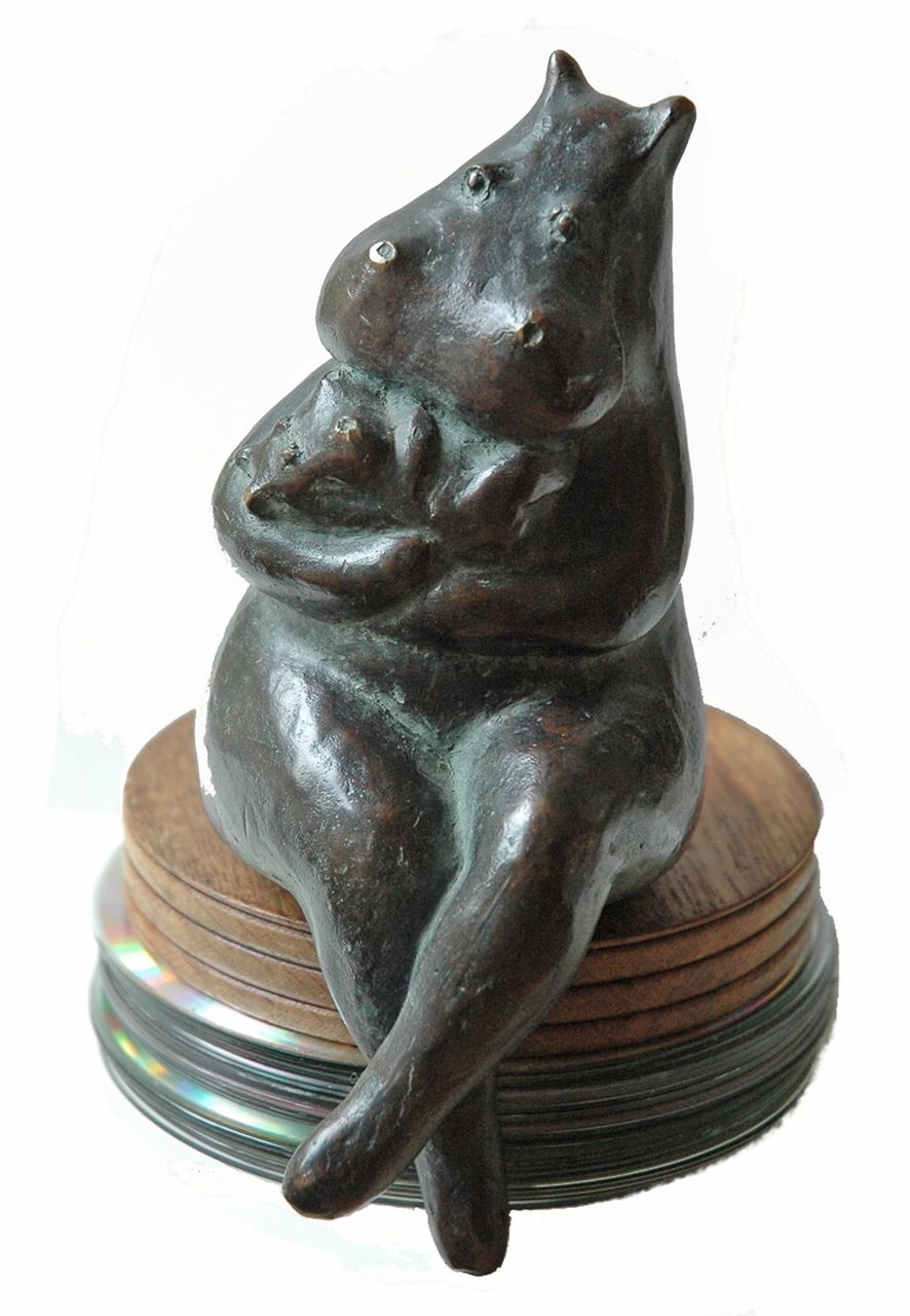 Visser Y.  | Yvonne Visser | Sculptures and objects offered for sale | Nell, bronze 16.0 cm
