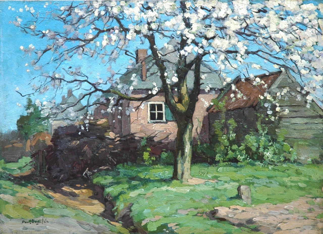 Bodifée J.P.P.  | Johannes Petrus Paulus 'Paul' Bodifée, Blossoming tree, oil on panel 30.0 x 42.0 cm, signed l.l.