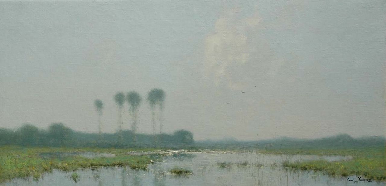 Kuijpers C.  | Cornelis Kuijpers, Forelands, oil on canvas 41.5 x 84.5 cm, signed l.r.